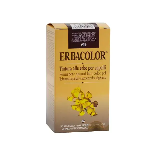 Erbacolor Colorazione Blond Or Foncé 25
