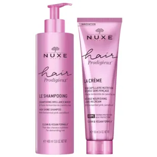 Nuxe Hair Prodigieux Champú Brillo Sublime 400 ml + Leave-in sin Aclarado 100 ml