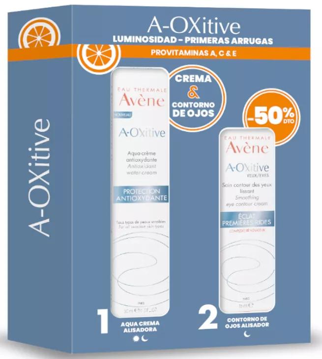 Avène A-Oxitive Creme de Dia Suavizante 30 ml + Contorno de Olhos 15 ml