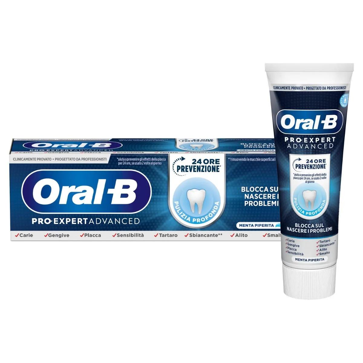 Oral-B Dentifricio Pro-Expert Pulizia Profonda e Protezione Per 24 Ore 75 ml