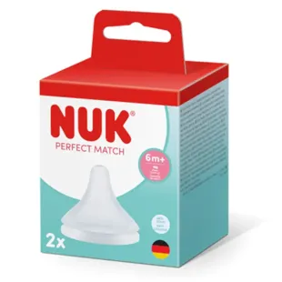 Nuk Perfect Match Silicone Teat Flow Control X +6m 2 units
