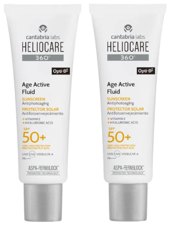 Heliocare 360 Age Active Fluid SPF50 2x50 ml