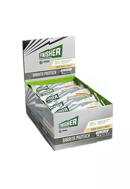 Kern Pharma Finisher Barre Protéinée Yaourt et Cannelle 20 unités de 35 gr