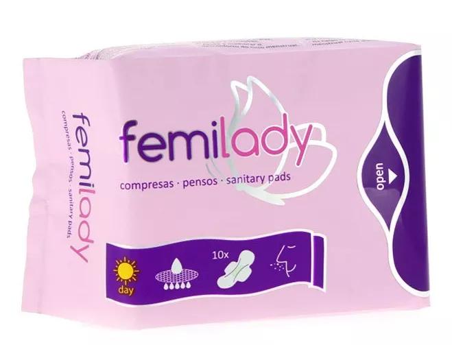 Femilady Day-compressen 8 lagen 10 eenheden