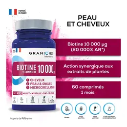 Granions Biotine Vitamine B8 60 comprimés