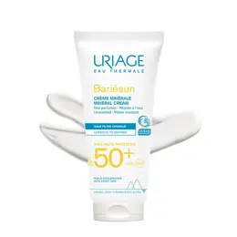 Uriage Bariésun Crème Solaire Minérale SPF50+ Sans Parfum 100ml