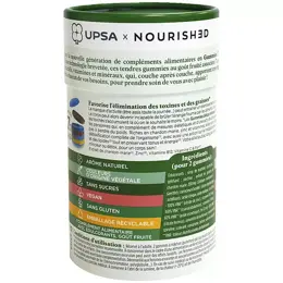 UPSA x Nourished Gummies 7 en 1 Détox Minceur 30 gummies