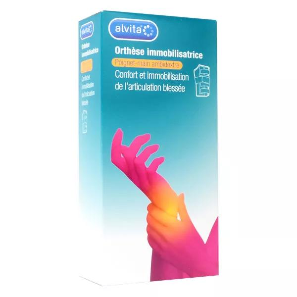Inmovilizador de muñeca y mano corta Alvita, talla 1