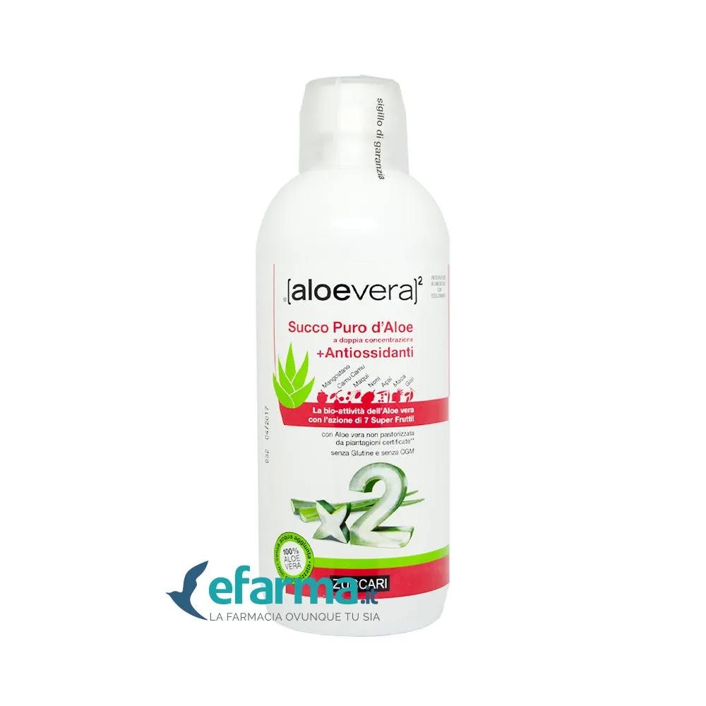 Zuccari Aloevera2 Succo + Antiossidanti Integratore 1 Lt