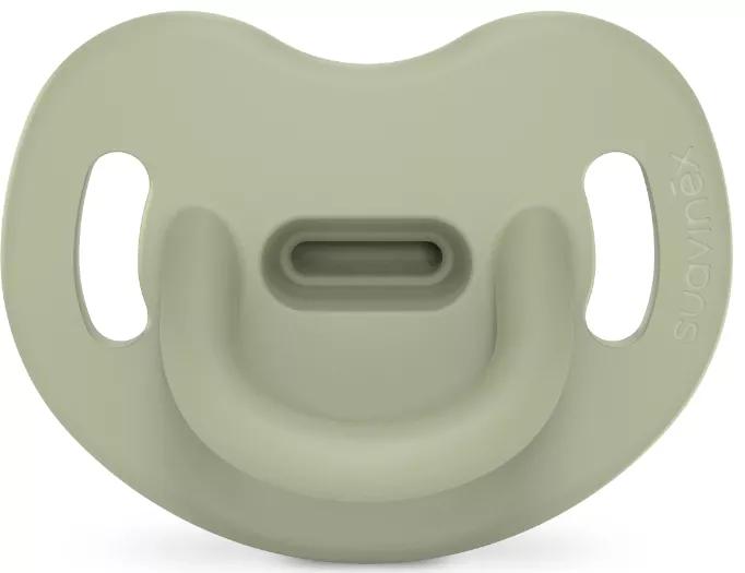 Suavinex Schnuller Ganzsilikon Anatomischer Sauger Sx Pro 6-18m Essence Green
