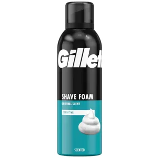 Gillette Classic Men's Shaving Foam Sensitive Skin 200 ml