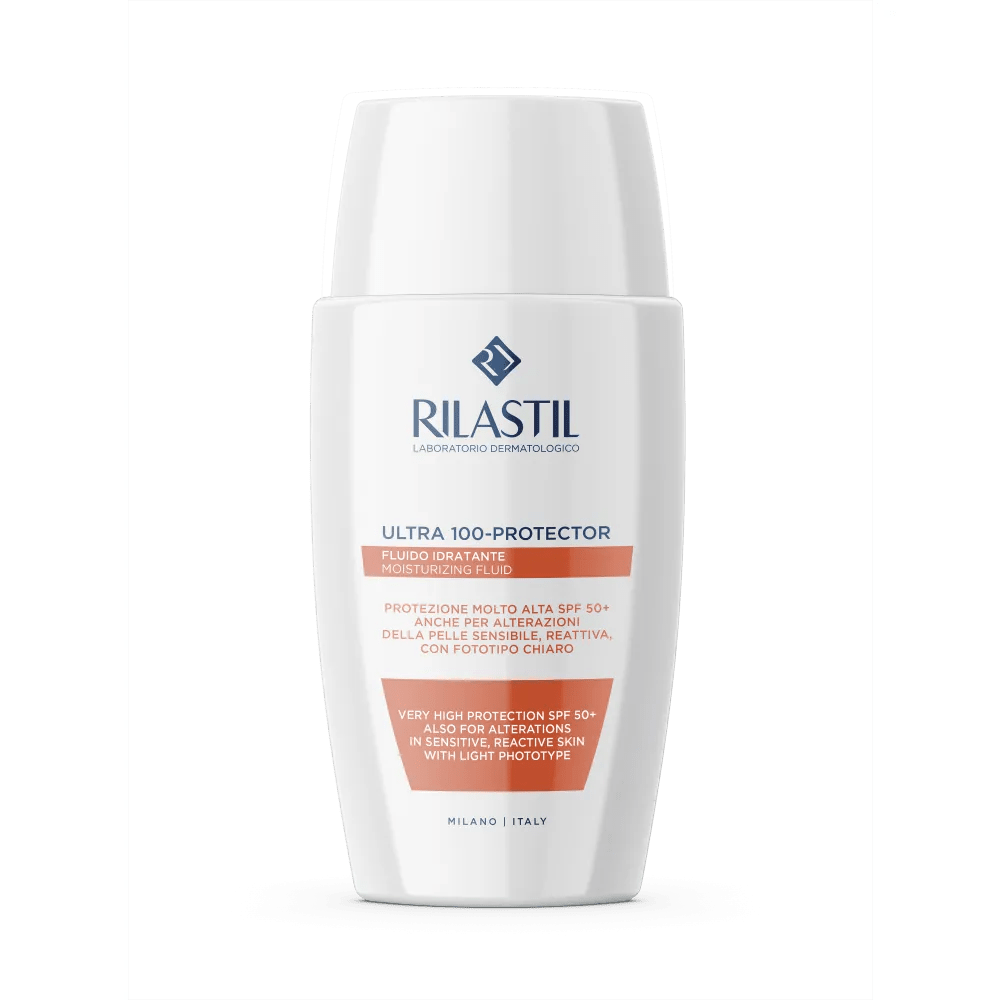 Rilastil Fotoprotezione 365 Ultra 100 Protector Fluido Idratante Protezione Solare SPF 50+ 50 ml