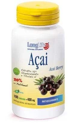 LongLife Açai Integratore 100 Capsule Vegetali