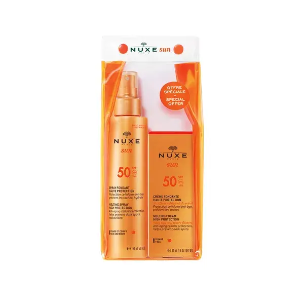 Nuxe Sun Pack SPF50 Melting Cream 50ml + Melting Spray 150ml