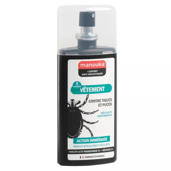 Manouka Clothing Spray Ticks and Fleas 75ml