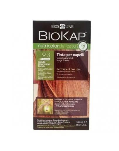 Biokap Nutricolor Delicato Rapid 9.3 Biondo Chiarissimo Dorato 135 Ml