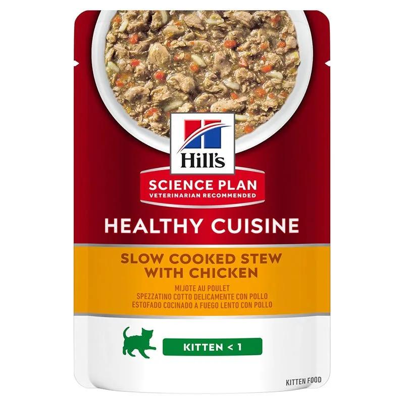 Hill's Science Plan Healthy Cuisine Kitten Pollo Bustina 80Gr