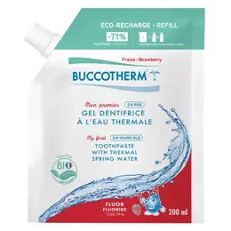 Buccotherm Mon Premier Gel Dentifrice +2ans Fraise Bio Eco-Recharge 200ml