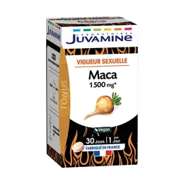 JUVAMINE MACA 1500 mg Vigueur Sexuelle 30 comprimés