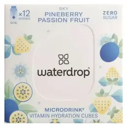 Waterdrop Microdrink Sky et Hydratation Saveur Fruit de la Passion 12 Cubes Pour Eau