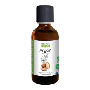 Olio vegetale di argan biologico per aromaterapia e fitoterapia Propos' Nature 50 ml