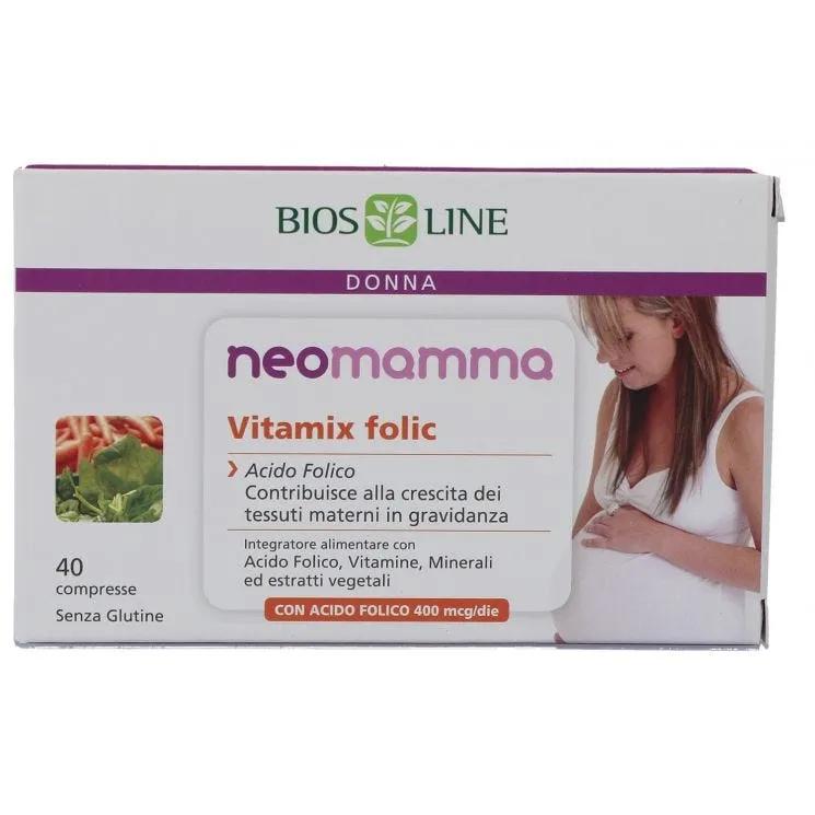 Neomamma Vitamix Folic Integratore Acido Folico 40 Compresse