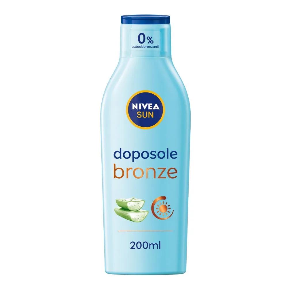 Nivea Sun Latte Doposole Bronze Idratante Corpo Abbronzatura Luminosa e Duratura 200 ml