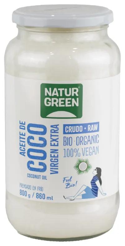 Olio di oliva di cocco vergine bio NaturGreen 860ml