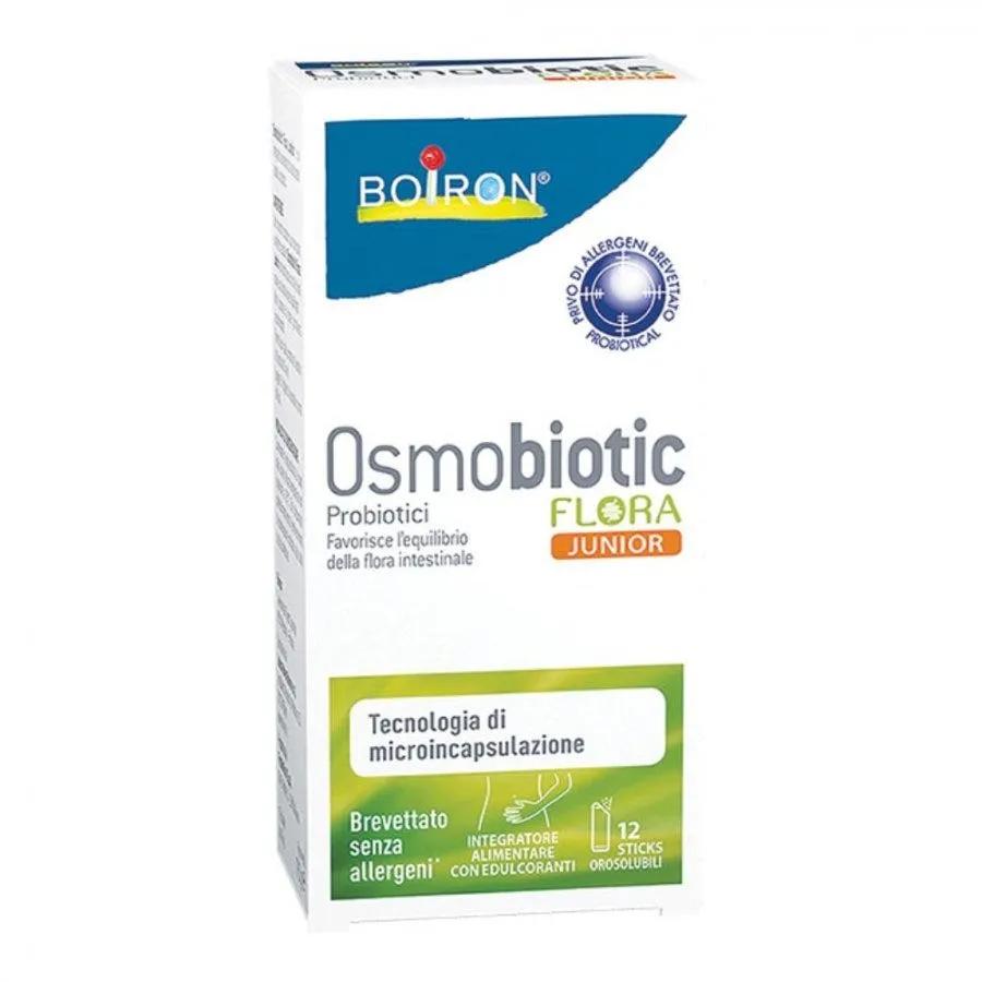 Boiron Osmobiotic Flora Junior Integratore Probiotico 12 Bustine Stick