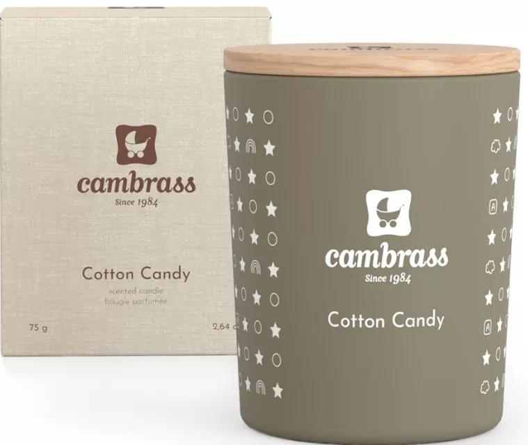 Cambrass Star Cotton Candy Scented Candle 5.5x5.5x6.5 cm