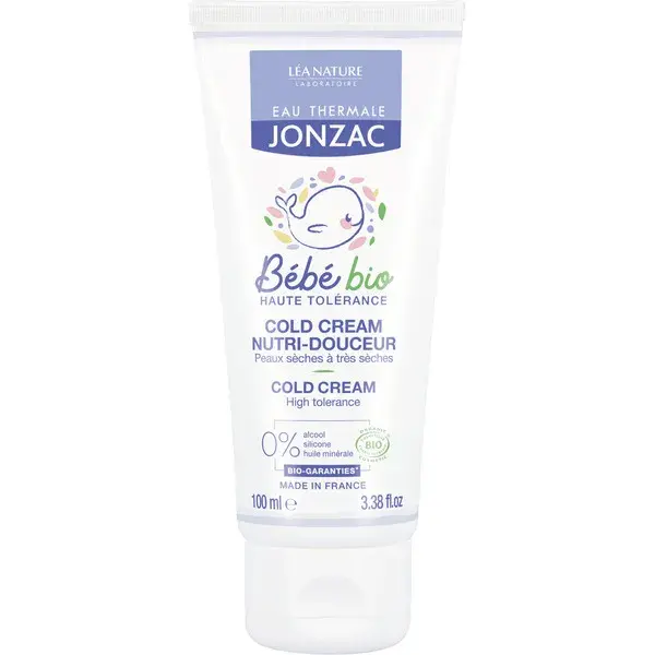 Eau Thermale Jonzac Bébé Cold Cream Nutri-Douceur Bio 100ml