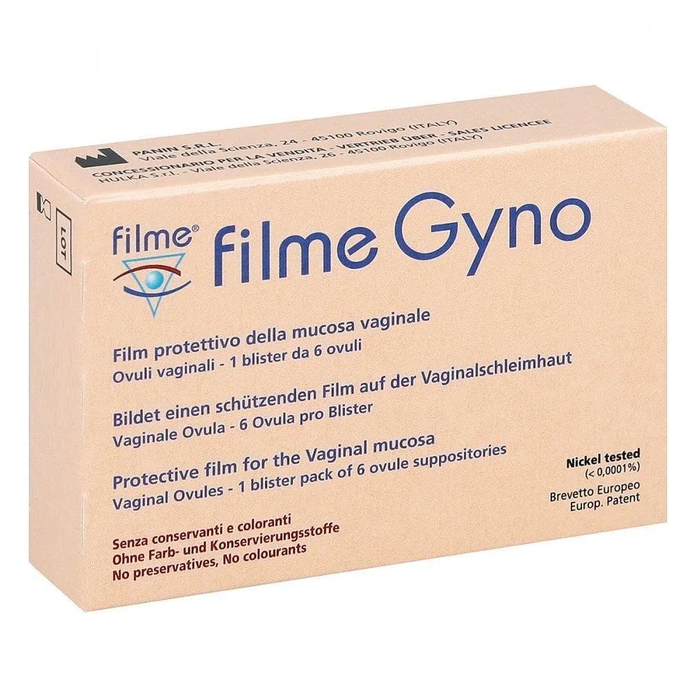 Filme Gyno 6 Ovuli Lubrificanti Mucosa Vaginale