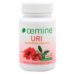 Oemine Confort Urinaire Uri Canneberge Hibiscus 60 gélules