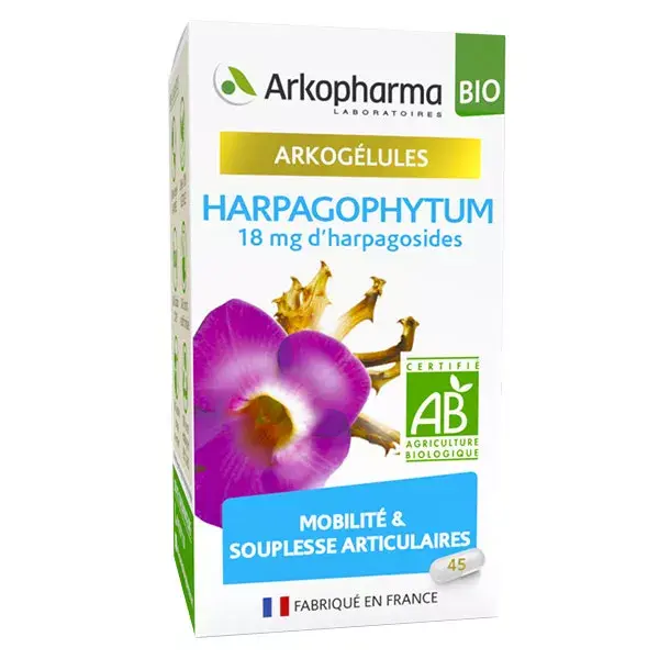 Arkopharma Arkogélules Harpagophytum Bio 45 capsules