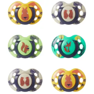 Tomme Tippe Chupete FUN Multicolor 18-36m 6 uds