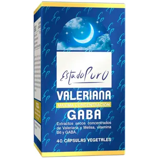 Pure State Valerian Gaba 40 Vegetable Capsules