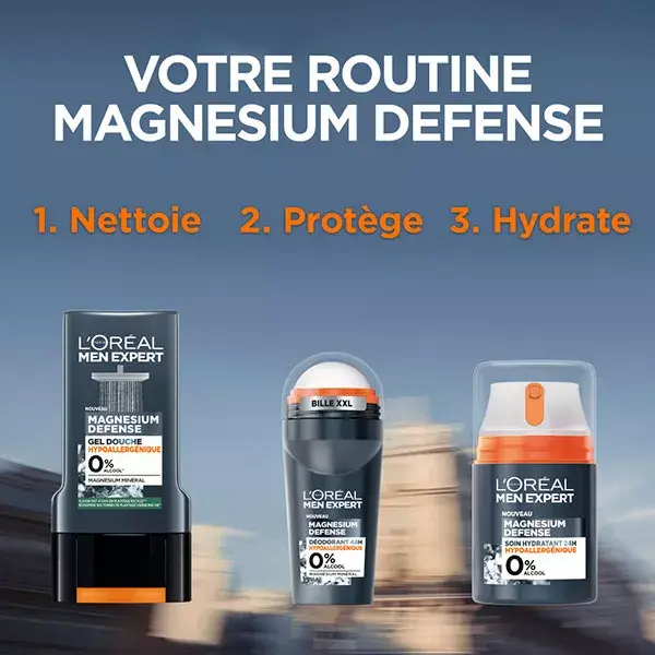 L'Oréal Paris Men Expert Magnesium Defense Desodorante en Roll'on 48h 50ml