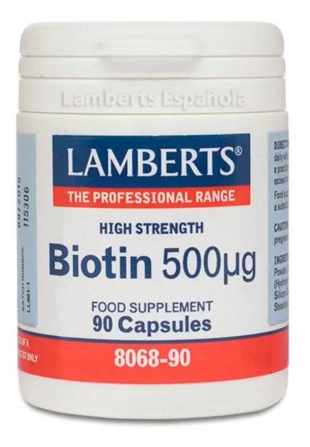 Lamberts Biotina 500µg 90 Comprimidos