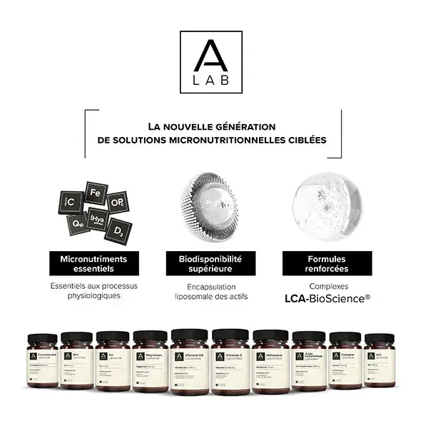 A-Lab Collagène Liposomal 300 mg - Anti-Âge, Hydratation, Articulations - 60 gélules