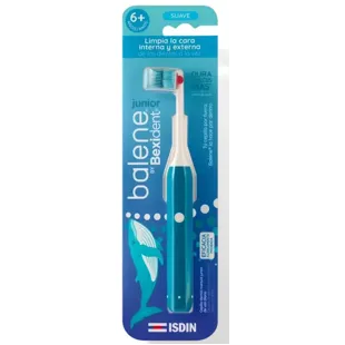 Balene By Bexident Junior Soft Toothbrush Blue +6 Years 1 unit
