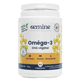 Oemine Oméga 3 Végétaux 60 capsules