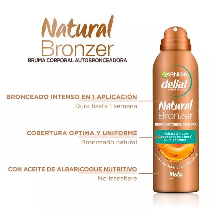 Garnier Delial Natural Bronzer Bruma Autobronceadora 150 ml