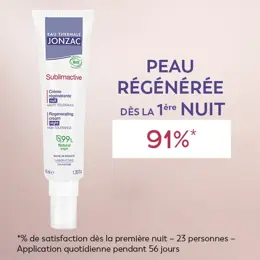 Eau thermale Jonzac, Sublimactive, Crème nuit régénérante bio 30mL