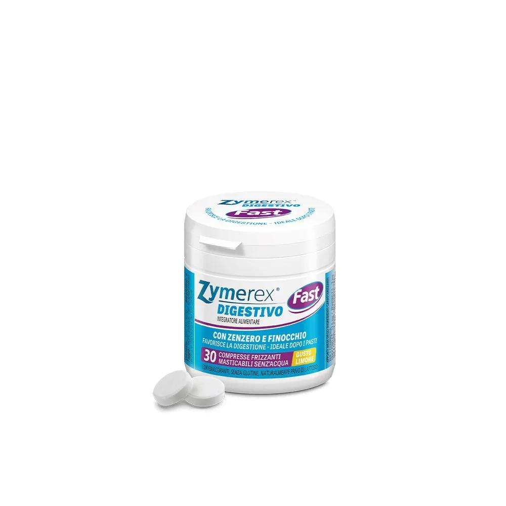 Zymerex Fast Integratore per la Digestione 30 Compresse Masticabili