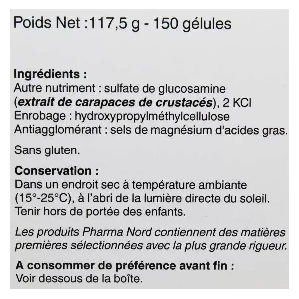 Pharma Nord Glucosamine Forte 150 gélules