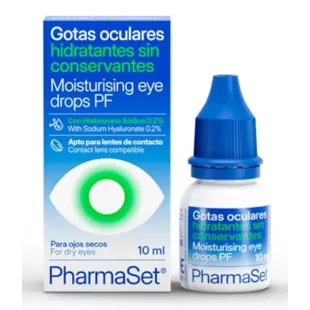 Pharmaset Moisturizing Eye Drops Without Preservatives 10 ml