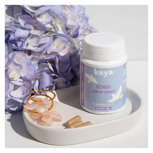 Kaya Cure adaptogène Woman équilibre hormonal au CBD et plantes 60 gélules