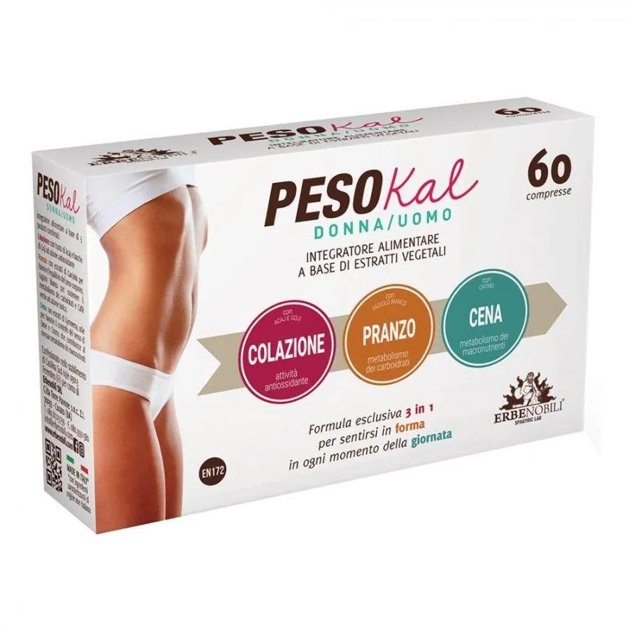 Pesokal Donna/Uomo Integratore Equilibrio Peso Corporeo 60 Compresse