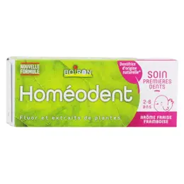 Boiron Homéodent Dentifrice Soin Premières Dents 2 - 6 ans Fraise Framboise 50ml