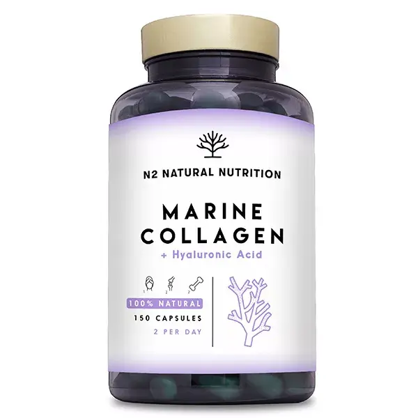 N2 Natural Nutrition Collagène Marin avec Acide Hyaluronique 150 gélules